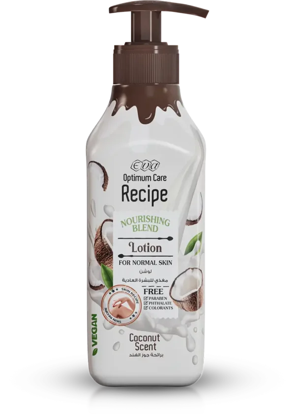 Eva Optimum Care Recipe Nourishing Blend Lotion For Normal Skin - Coconut Scent 370 Ml