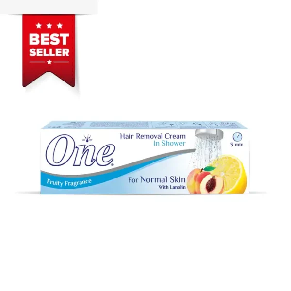 Best seller -One hair removal cream in the shower lanolin for normal skin - fruity scent 40 gm